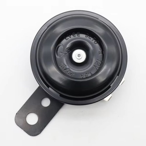 Horn black 12v - 12v, for